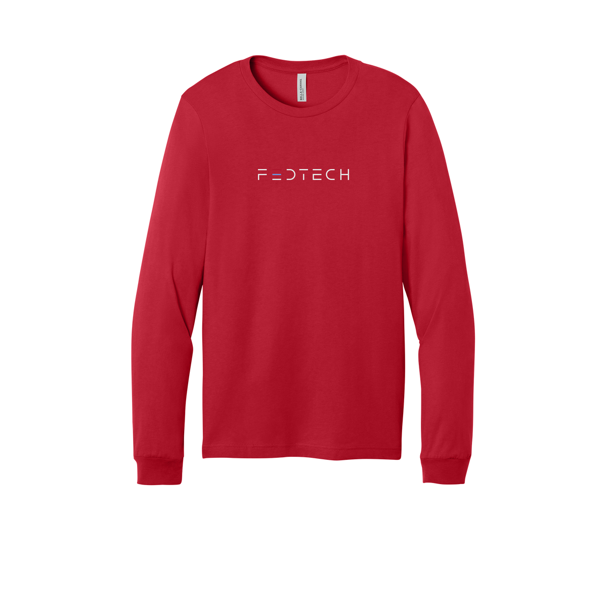 fedtech-all-season-long-sleeve-tee-dtf-front-3501-red-flat-front