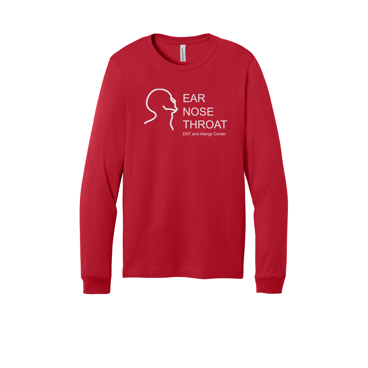 entnwa-all-season-medical-long-sleeve-tee-dtf-front-3501-red-flat-front
