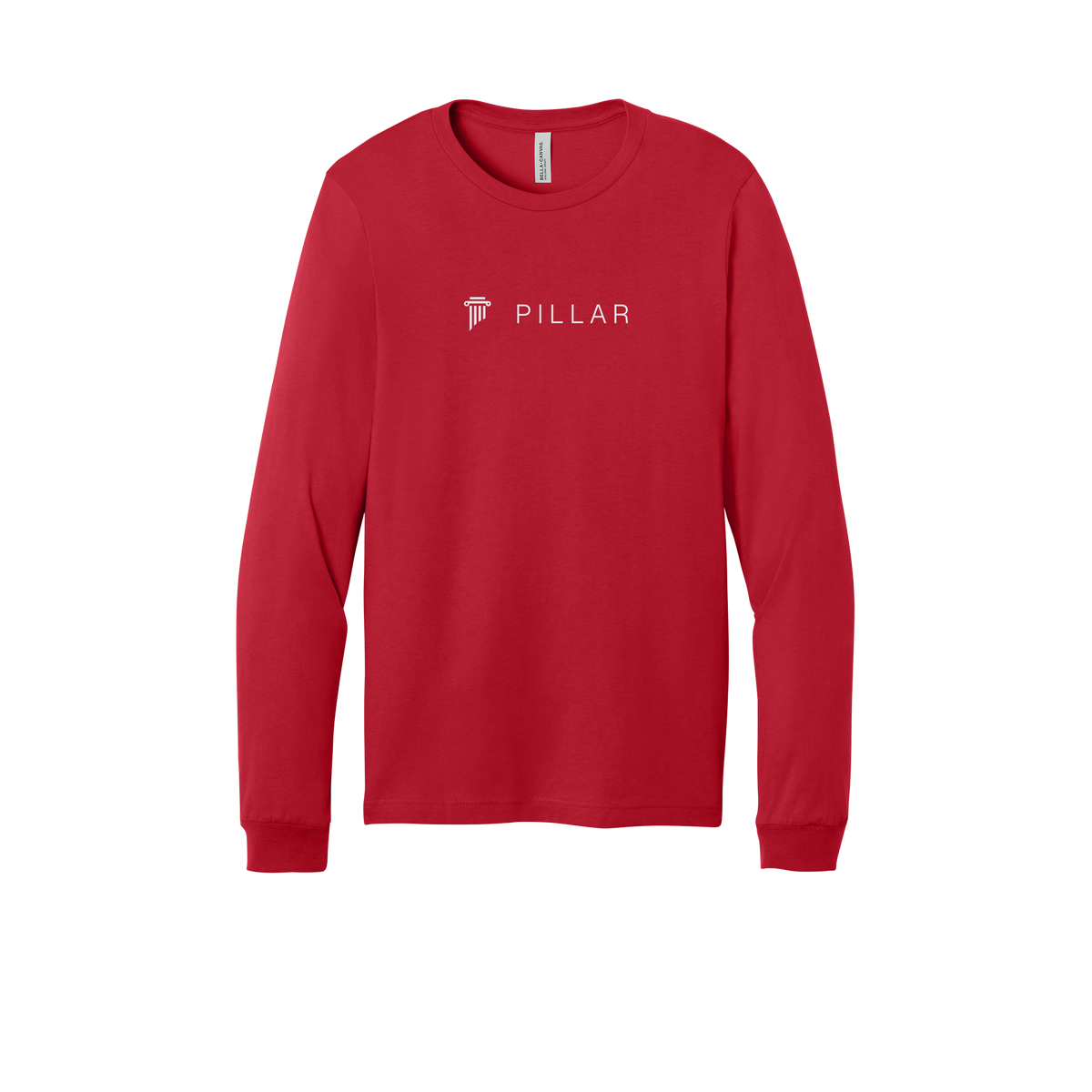 pillar-all-season-long-sleeve-tee-dtf-front-3501-red-flat-front