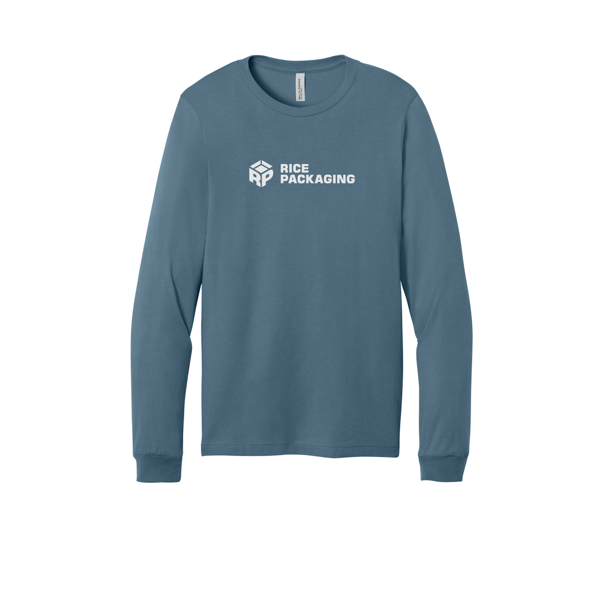ricepackaging-all-season-long-sleeve-tee-dtf-front-3501-steelblue-flat-front