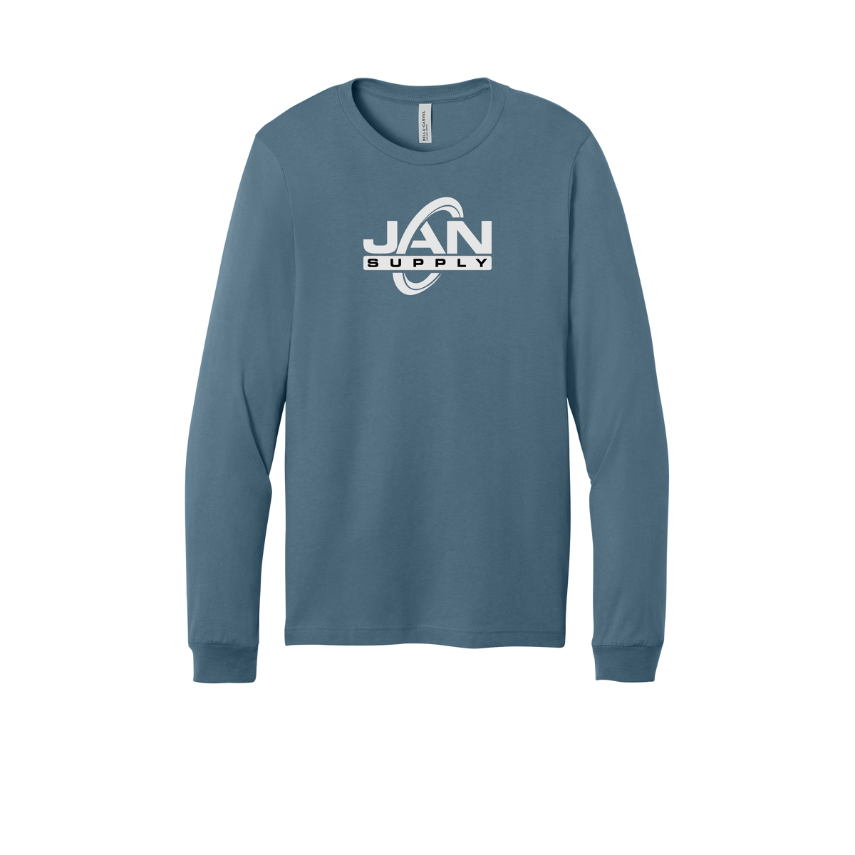 jan-pro-all-season-long-sleeve-tee-dtf-front-3501-steelblue-flat-front