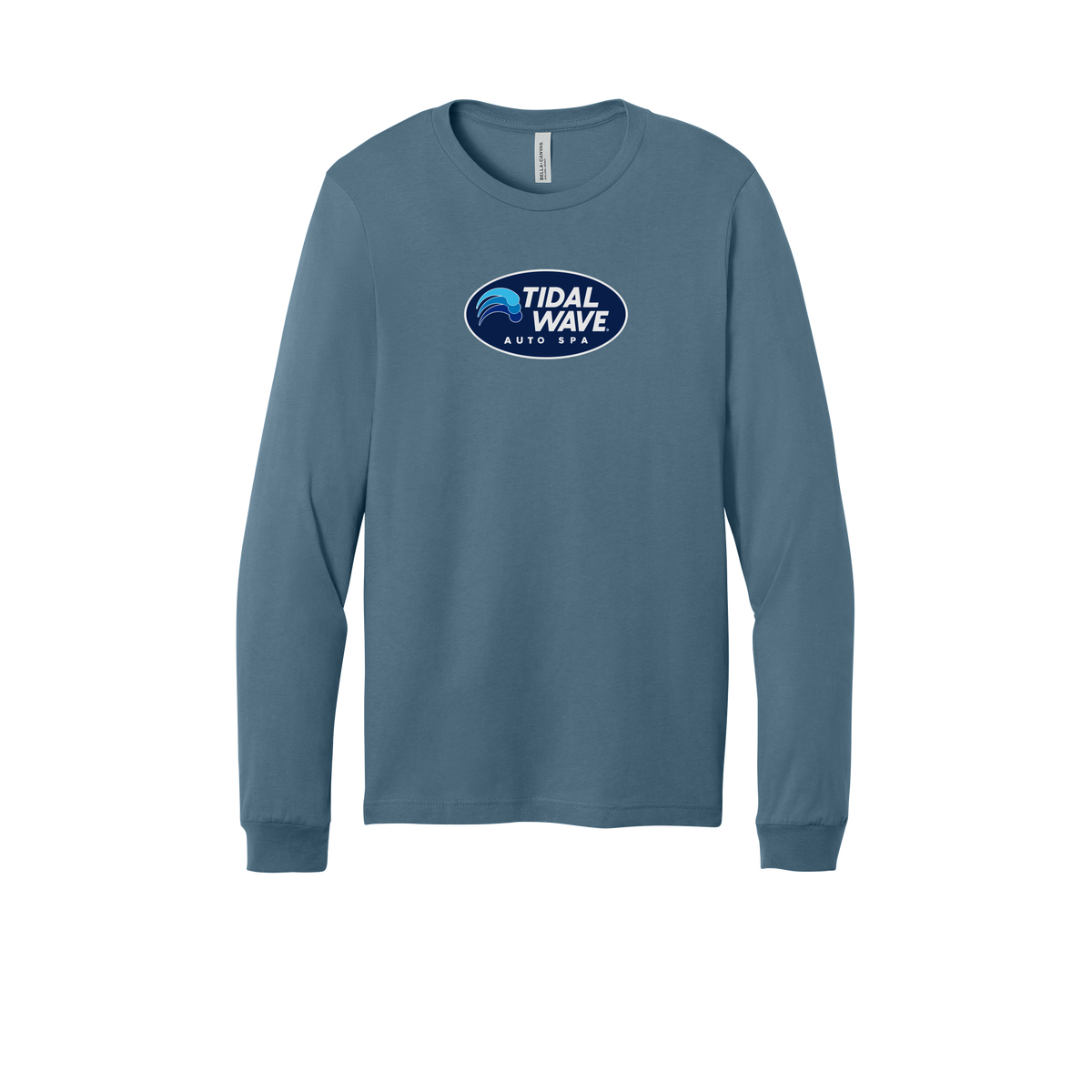 tidalwaveautospa-all-season-long-sleeve-tee-dtf-front-3501-steelblue-flat-front