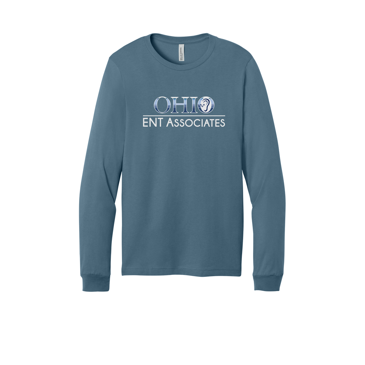 ohioentaudiology-all-season-medical-long-sleeve-tee-dtf-front-3501-steelblue-flat-front