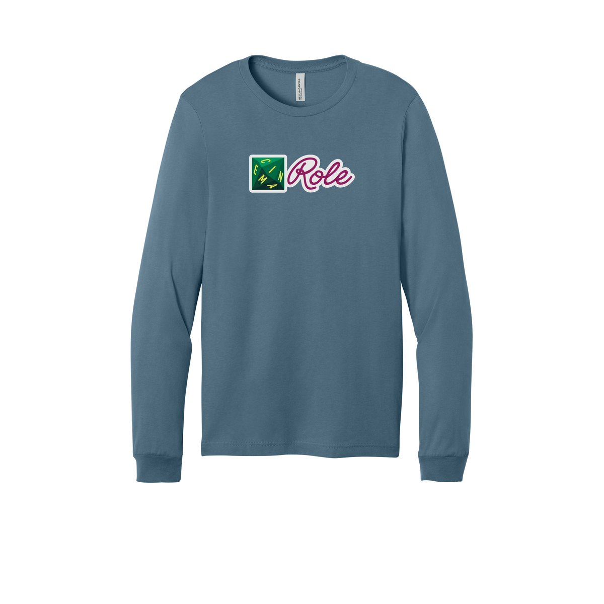 cinemarole-all-season-long-sleeve-tee-dtf-front-3501-steelblue-flat-front