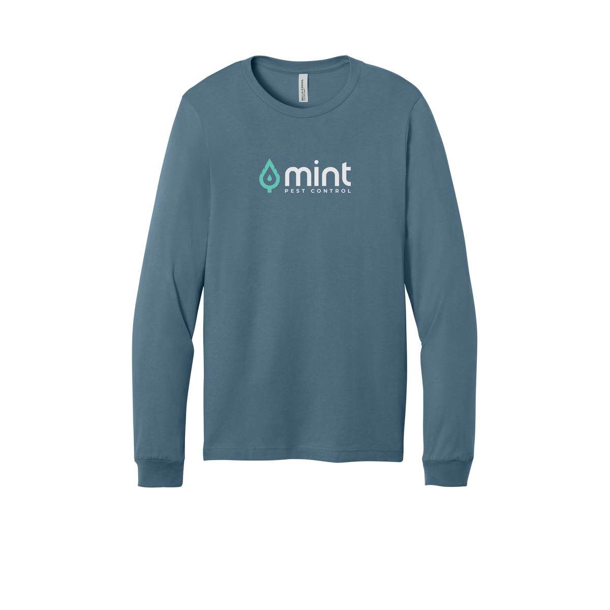 mintpest-all-season-long-sleeve-tee-dtf-front-3501-steelblue-flat-front