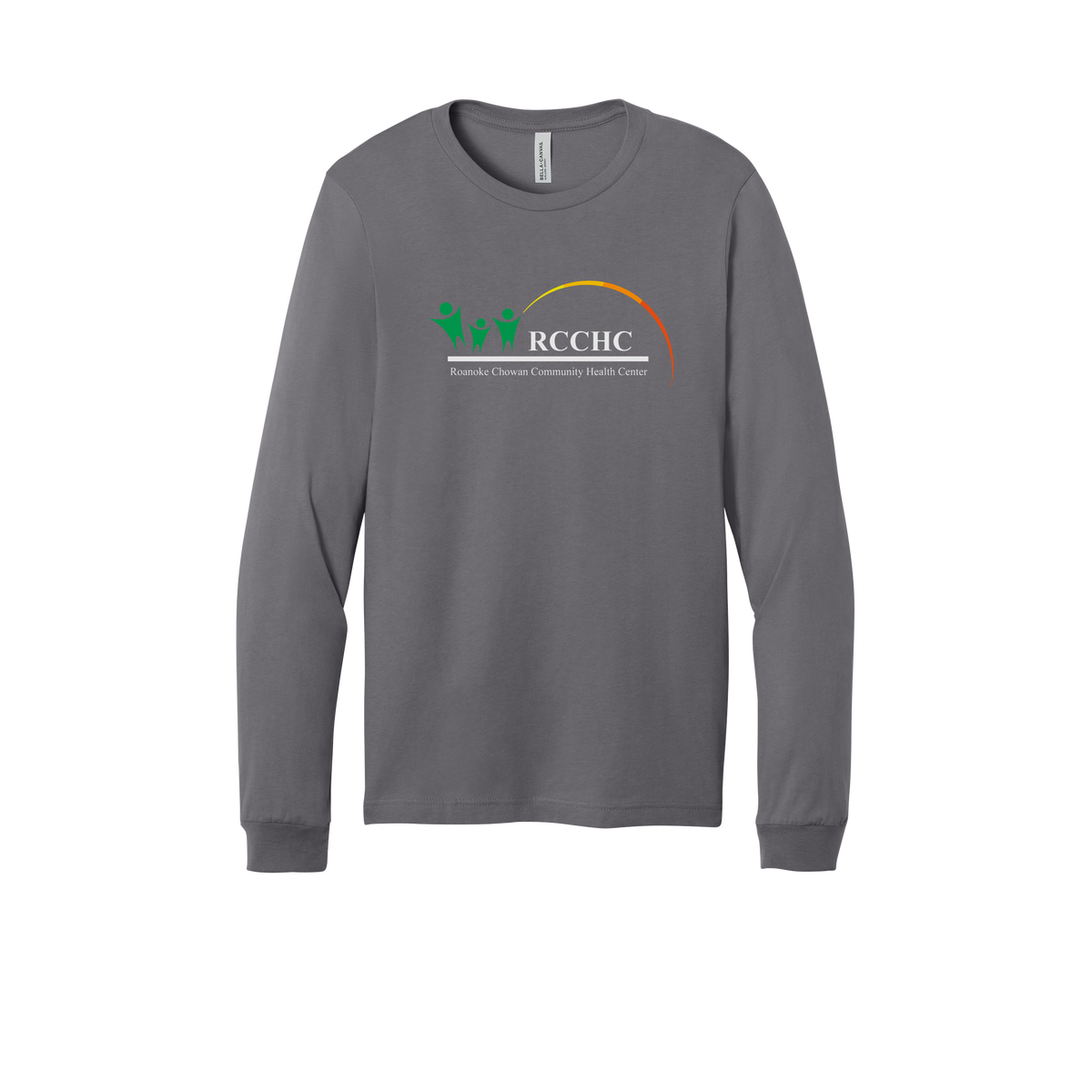 rcchc-all-season-medical-long-sleeve-tee-dtf-front-3501-storm-flat-front