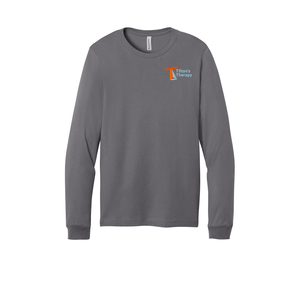 tiltonstherapy-all-season-long-sleeve-tee-dtf-leftchest-3501-storm-flat-front