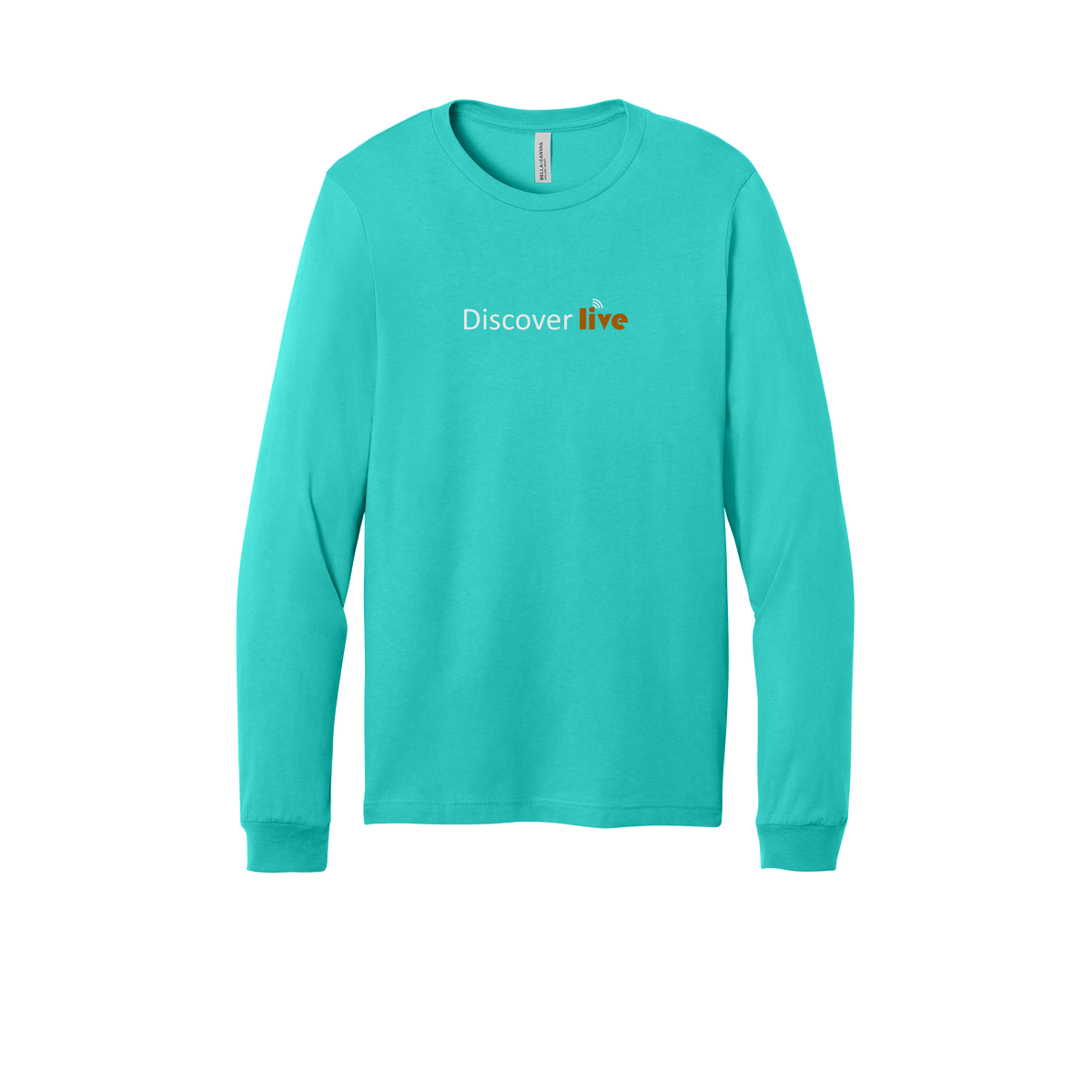 discover-all-season-long-sleeve-tee-dtf-front-3501-teal-flat-front