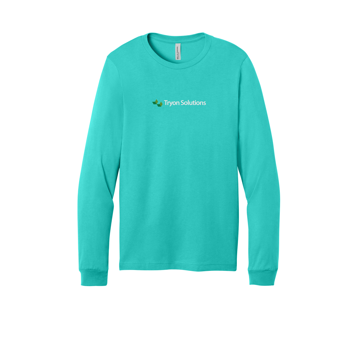 tryonsolutions-all-season-long-sleeve-tee-dtf-front-3501-teal-flat-front