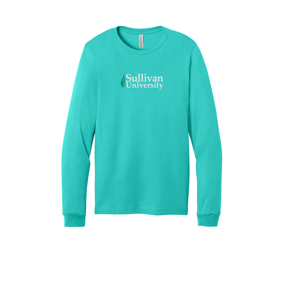 sullivan-all-season-long-sleeve-tee-dtf-front-3501-teal-flat-front