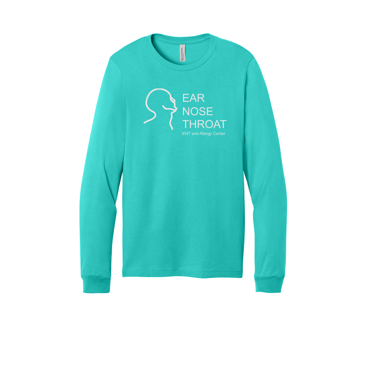 entnwa-all-season-medical-long-sleeve-tee-dtf-front-3501-teal-flat-front
