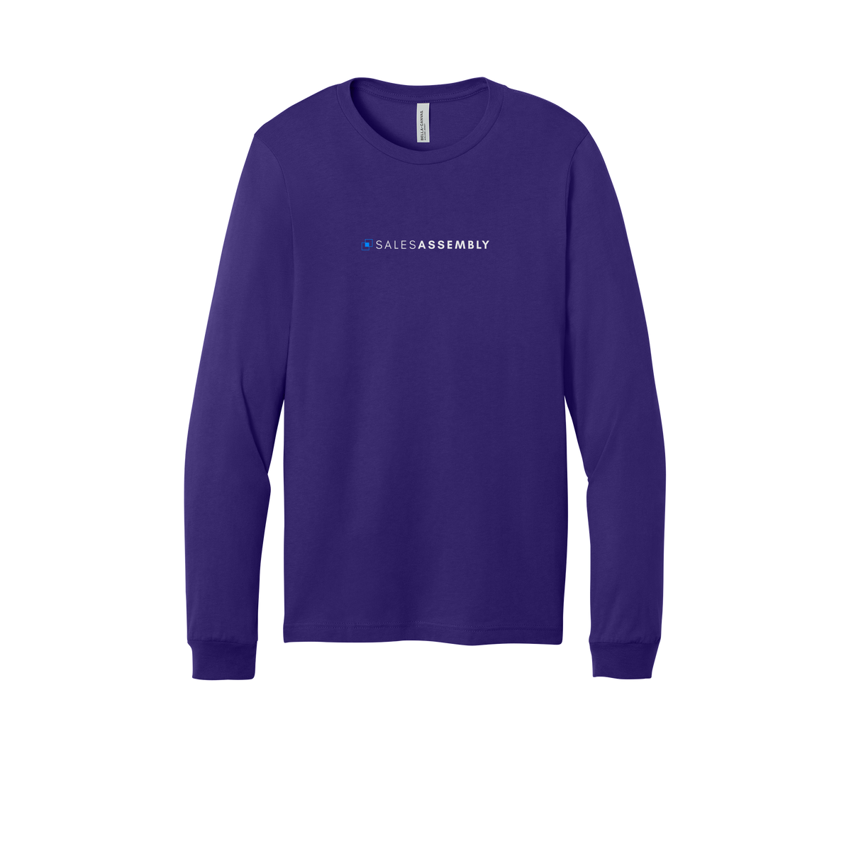 salesassembly-all-season-long-sleeve-tee-dtf-front-3501-teampurple-flat-front