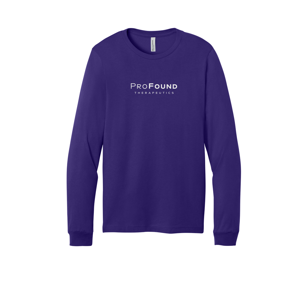 profoundtx-all-season-long-sleeve-tee-dtf-front-3501-teampurple-flat-front