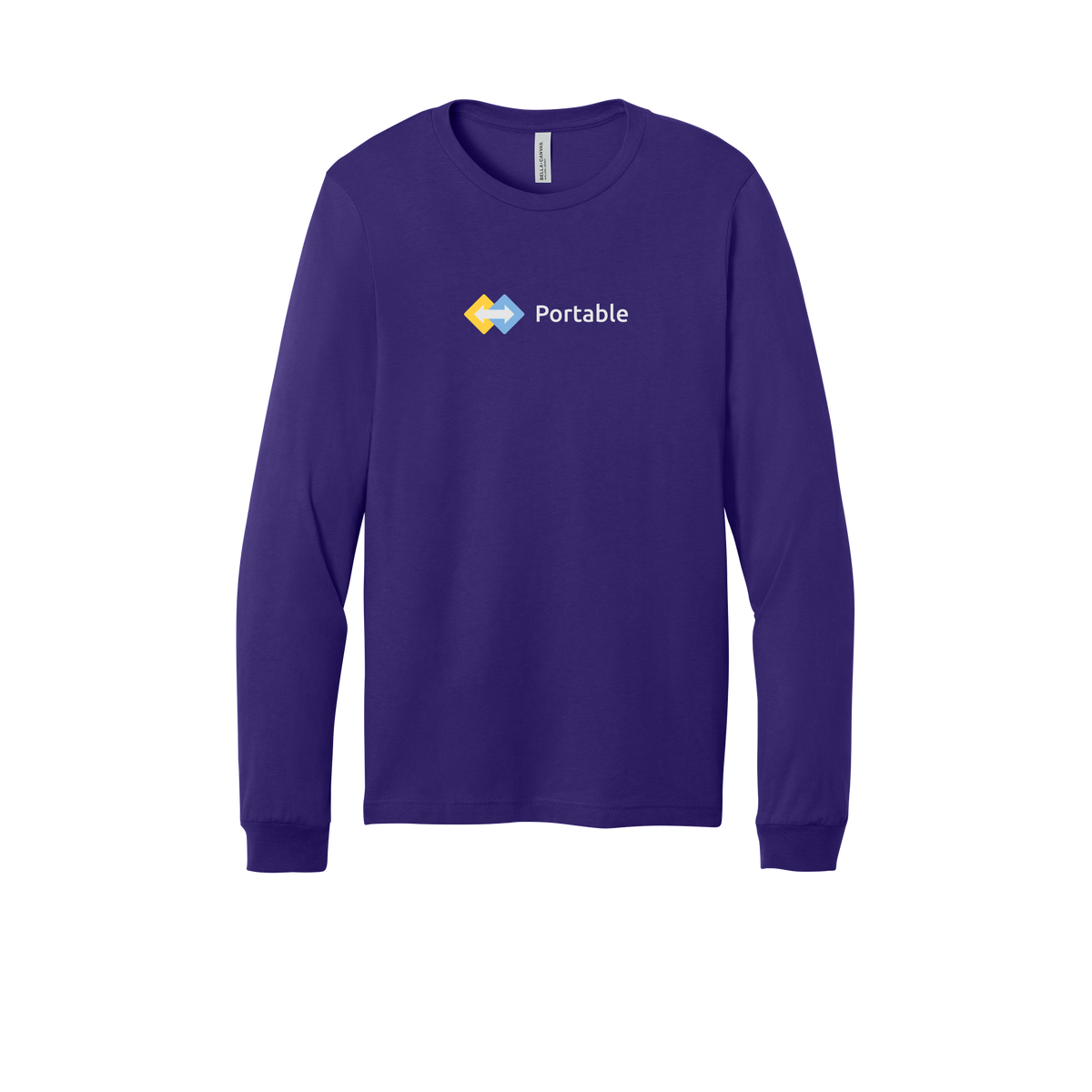 portable-all-season-long-sleeve-tee-dtf-front-3501-teampurple-flat-front