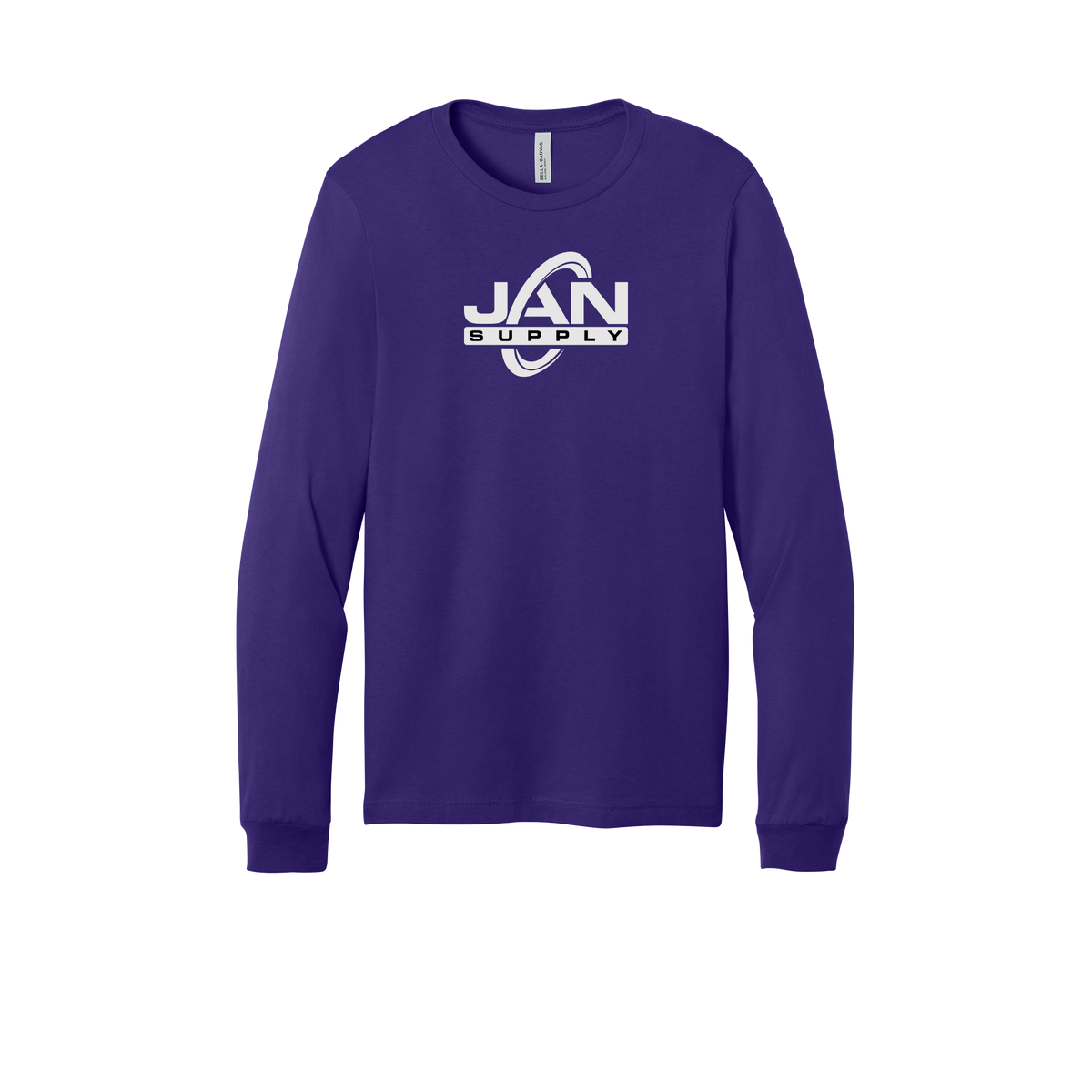jan-pro-all-season-long-sleeve-tee-dtf-front-3501-teampurple-flat-front