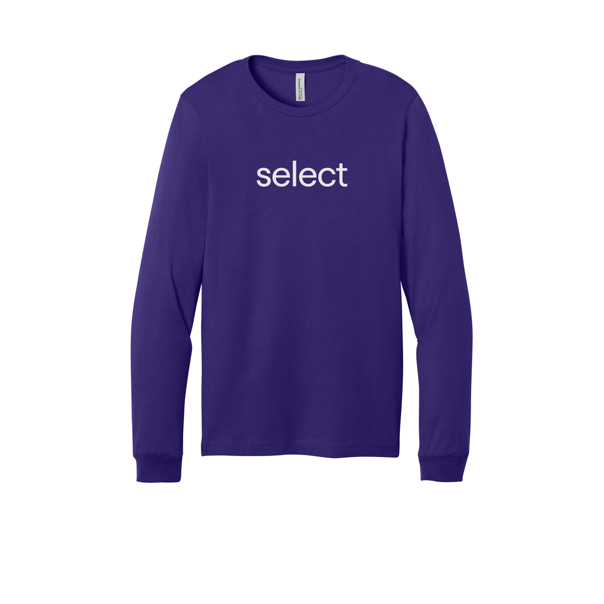 meetselect-all-season-long-sleeve-tee-dtf-front-3501-teampurple-flat-front