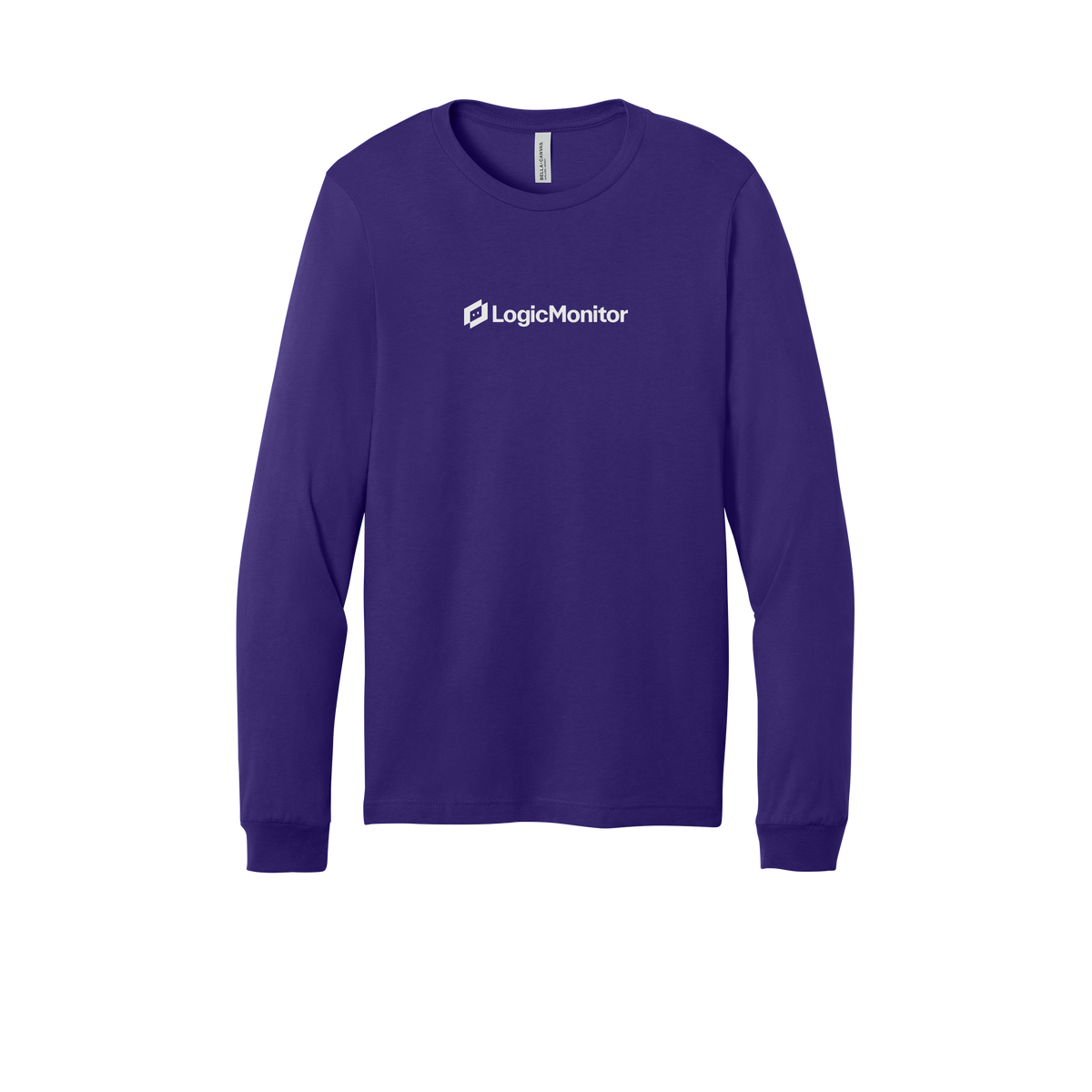logicmonitor-all-season-long-sleeve-tee-dtf-front-3501-teampurple-flat-front