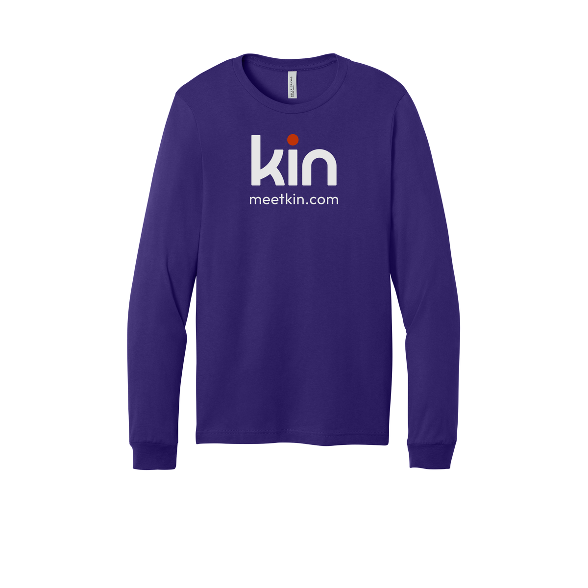 kin-all-season-long-sleeve-tee-dtf-front-3501-teampurple-flat-front
