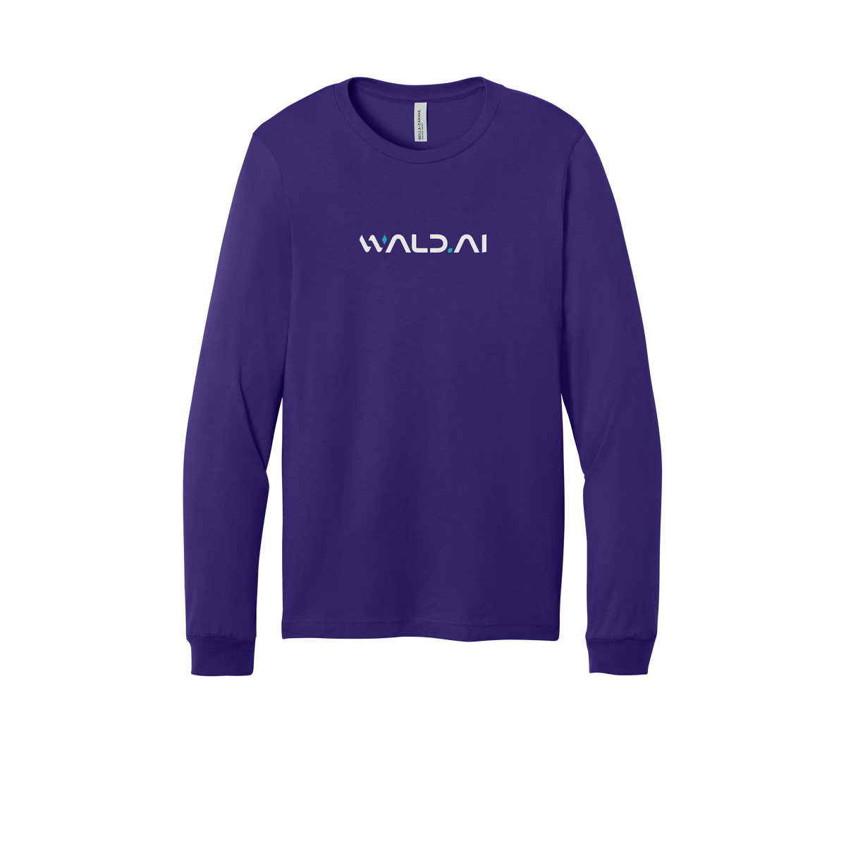 wald-all-season-long-sleeve-tee-dtf-front-3501-teampurple-flat-front