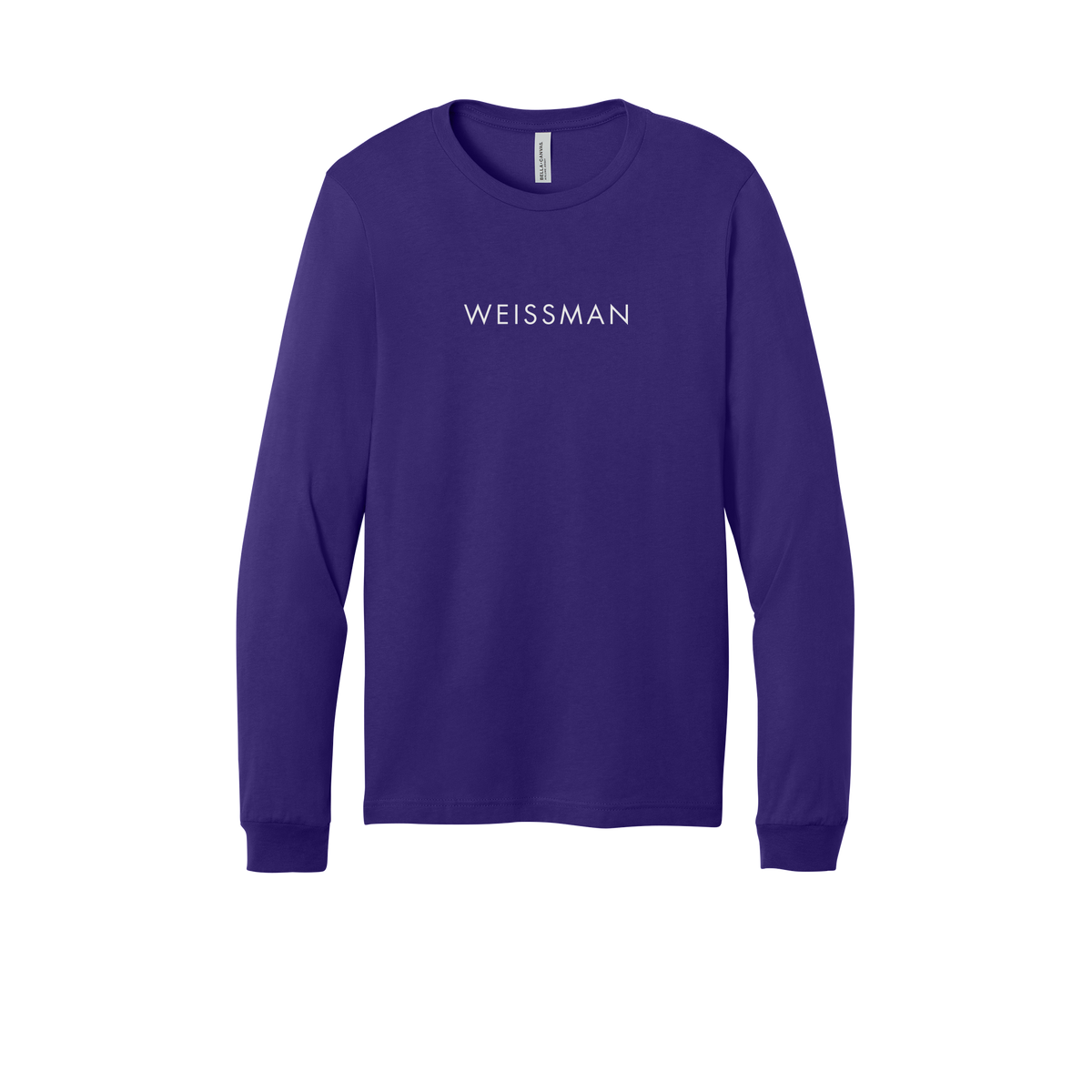 weissmans-all-season-long-sleeve-tee-dtf-front-3501-teampurple-flat-front
