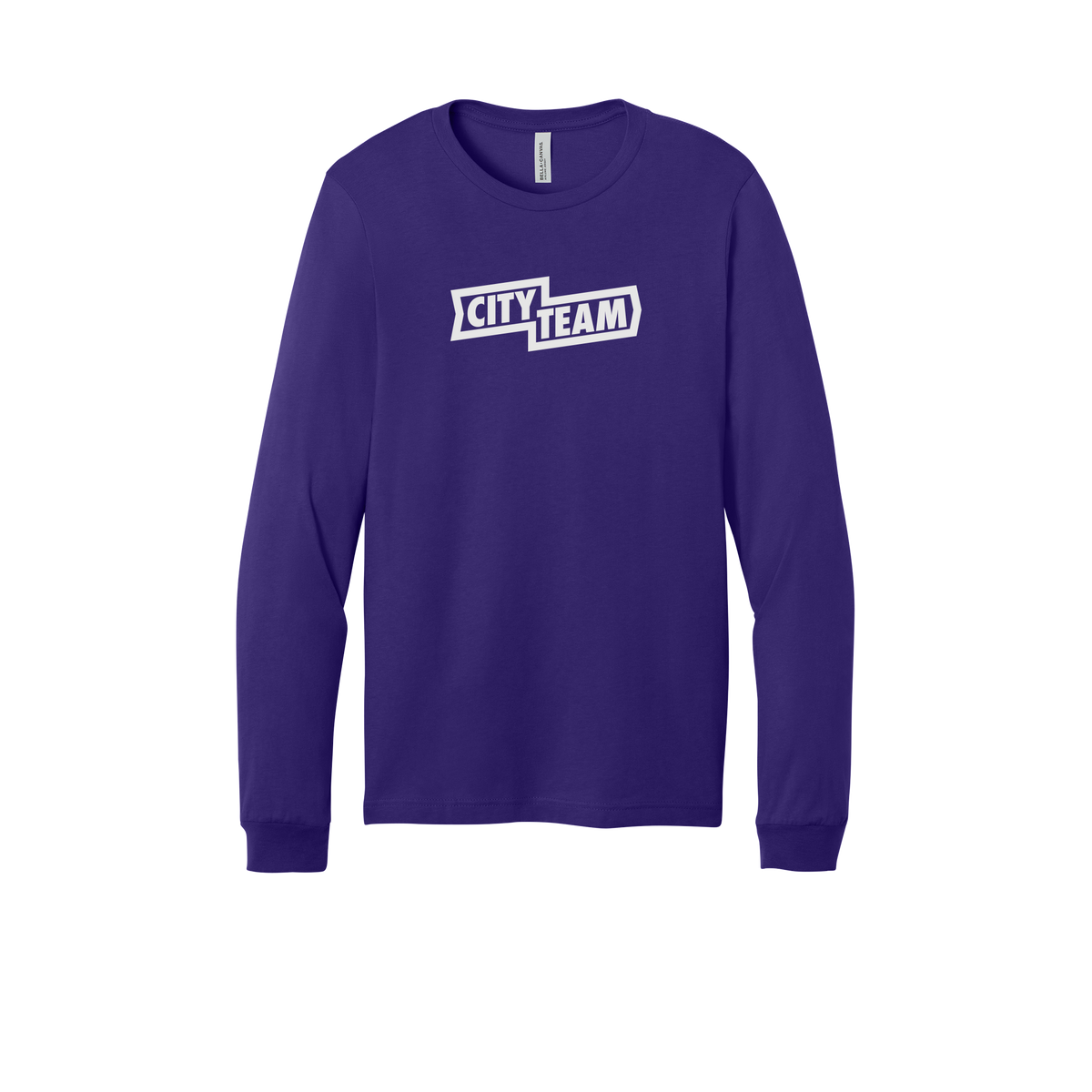 cityteam-all-season-long-sleeve-tee-dtf-front-3501-teampurple-flat-front