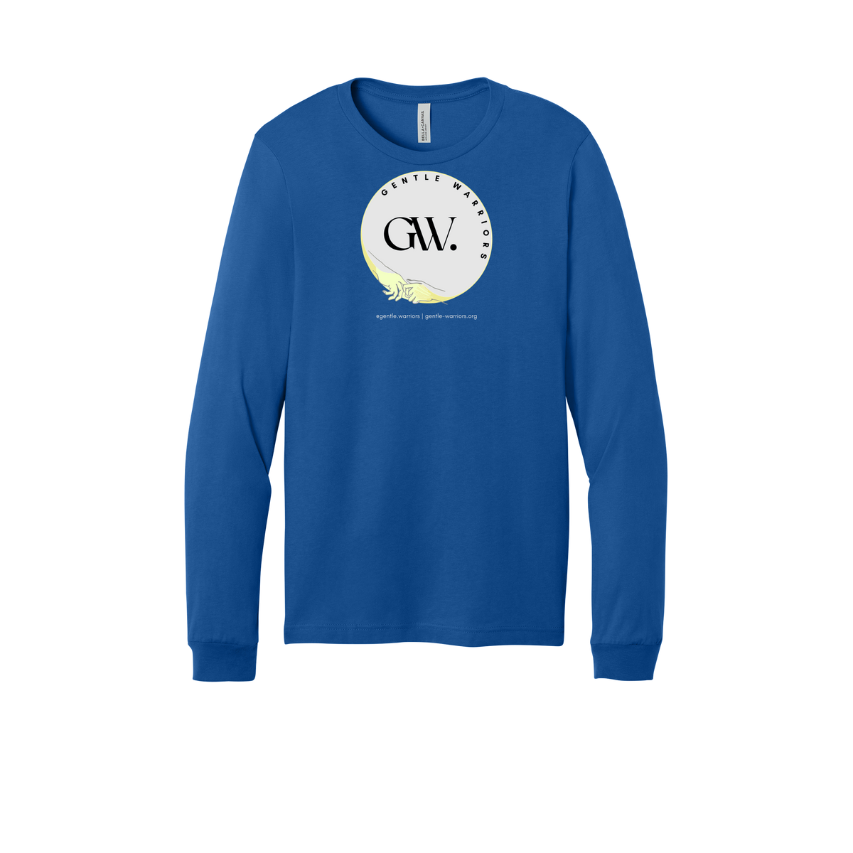 gentle-warriors-all-season-long-sleeve-tee-dtf-front-3501-trueroyal-flat-front