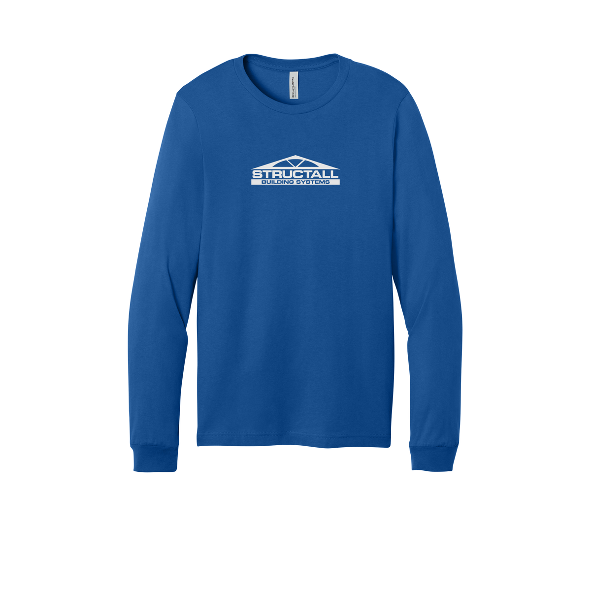 structall-all-season-long-sleeve-tee-dtf-front-3501-trueroyal-flat-front