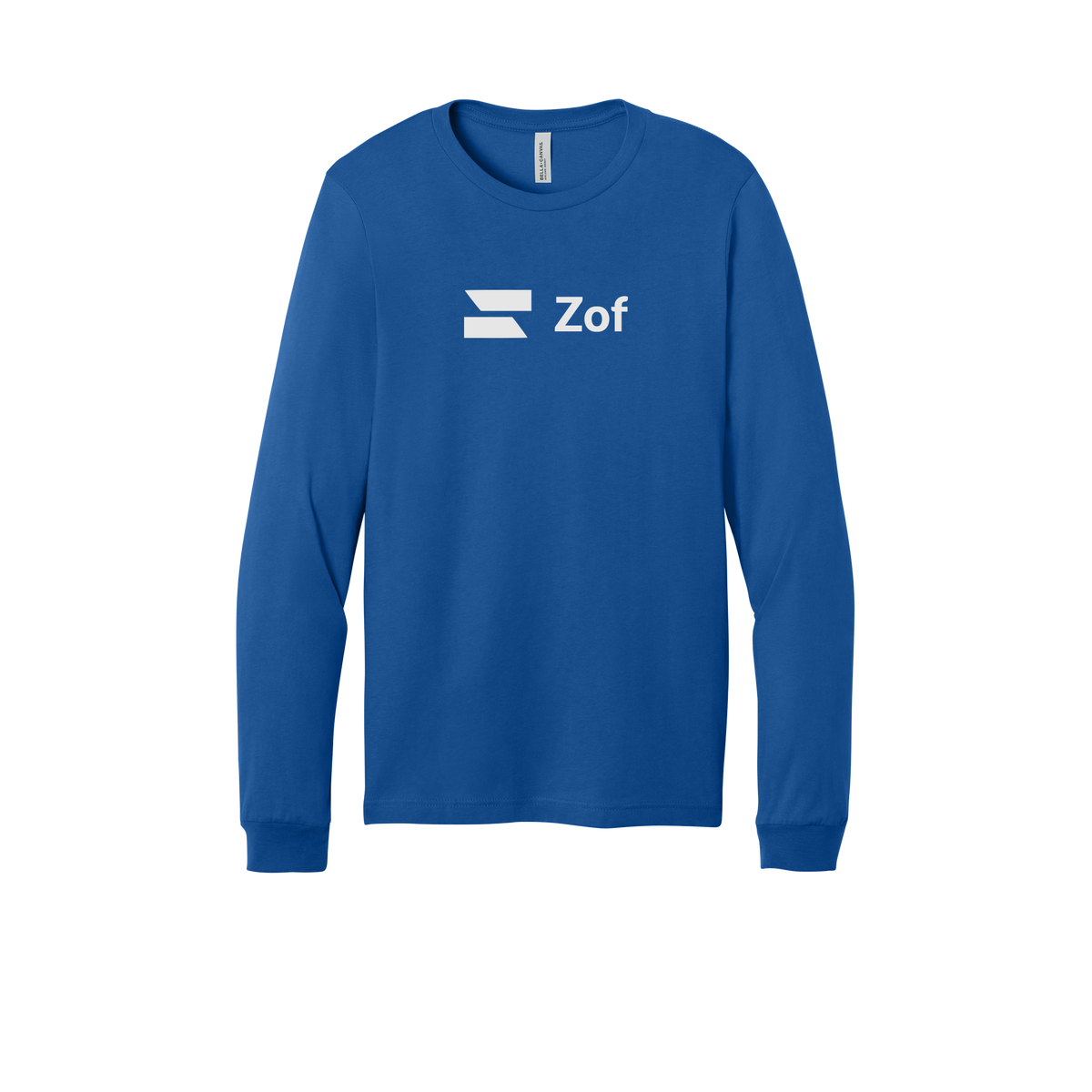 zof-all-season-long-sleeve-tee-dtf-front-3501-trueroyal-flat-front