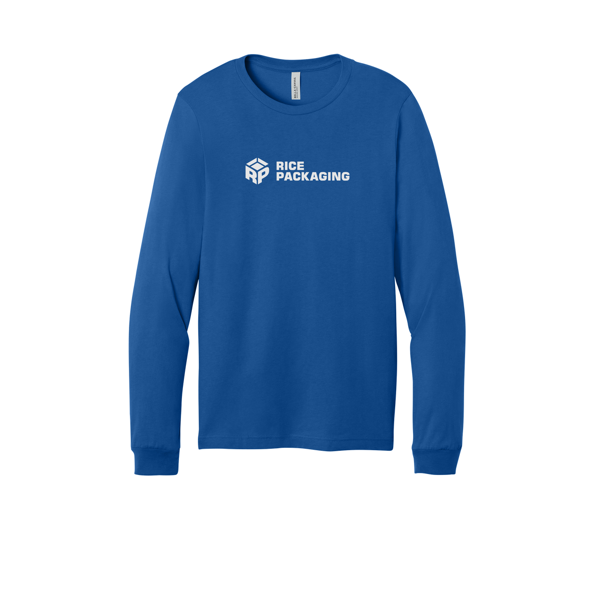 ricepackaging-all-season-long-sleeve-tee-dtf-front-3501-trueroyal-flat-front