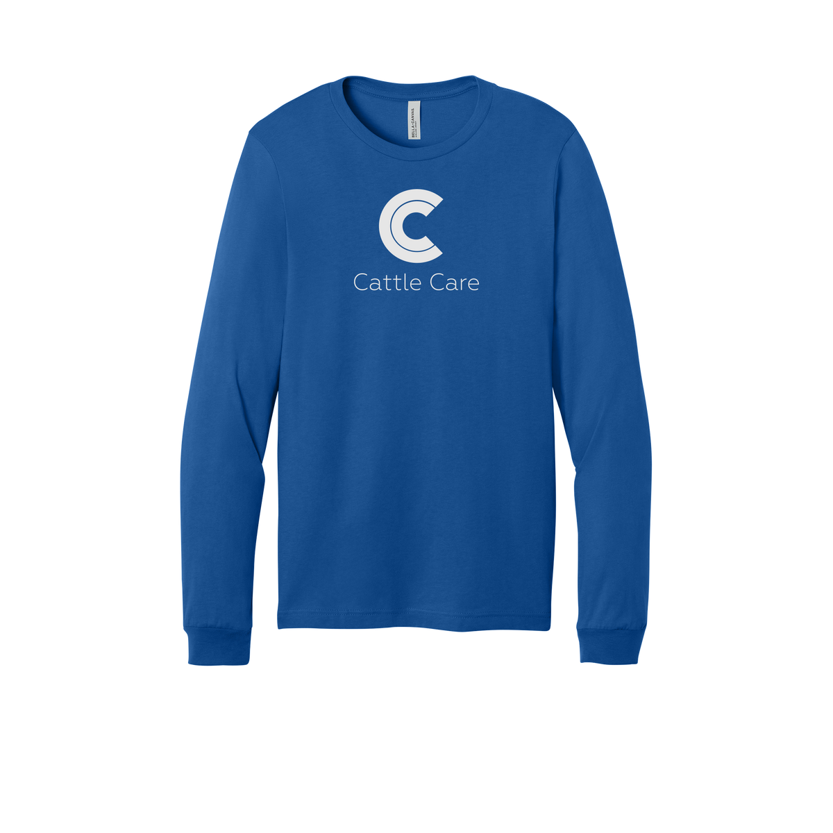 cattle-care-all-season-long-sleeve-tee-dtf-front-3501-trueroyal-flat-front