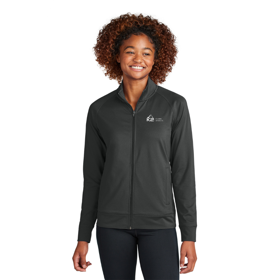 K2 Claims Sport-Tek® Women's Sport-Wick® Stretch Full-Zip Cadet Jacket