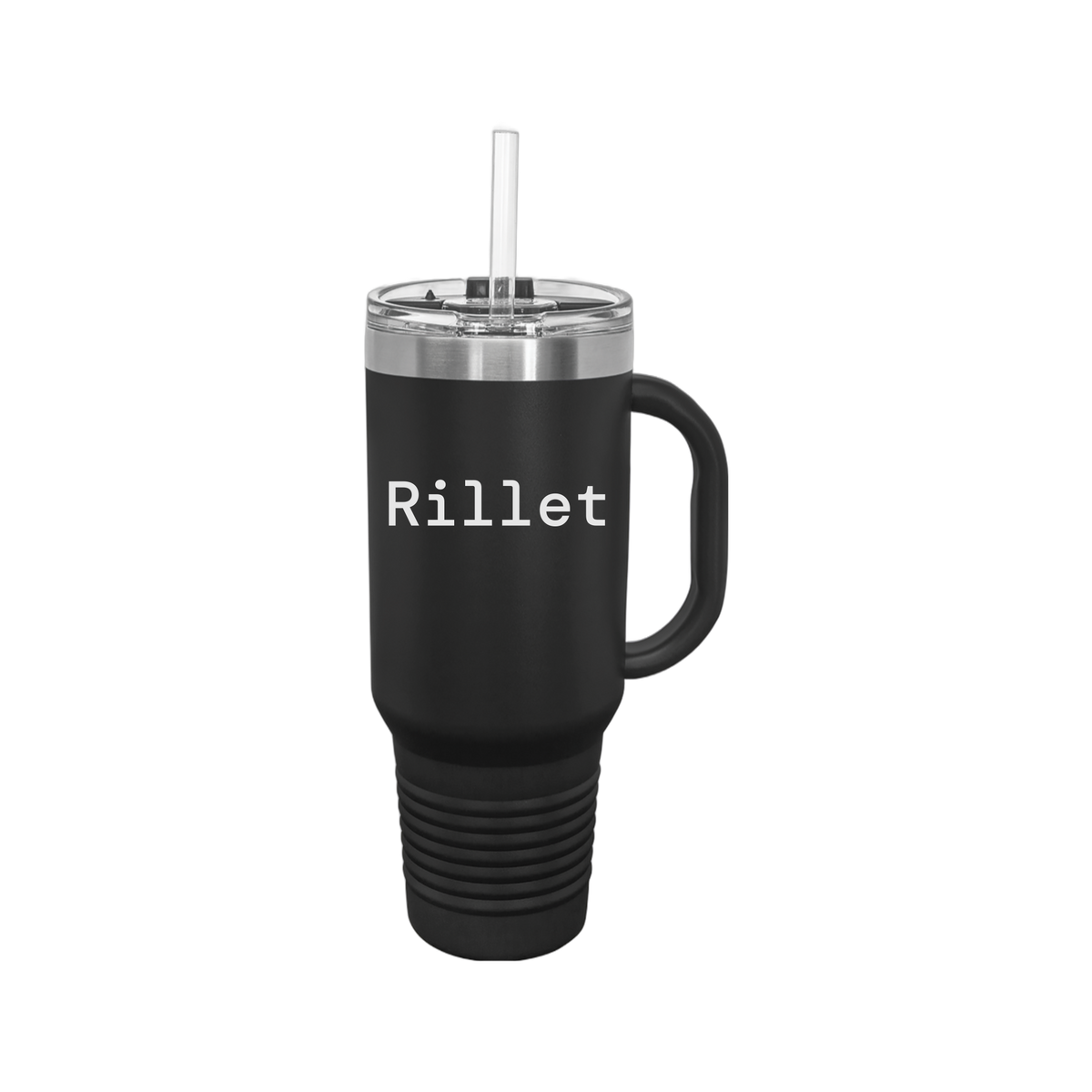 rillet-travel-mug-40oz-uv-drinkwarefront-40ozTravelMug-black-flat-front