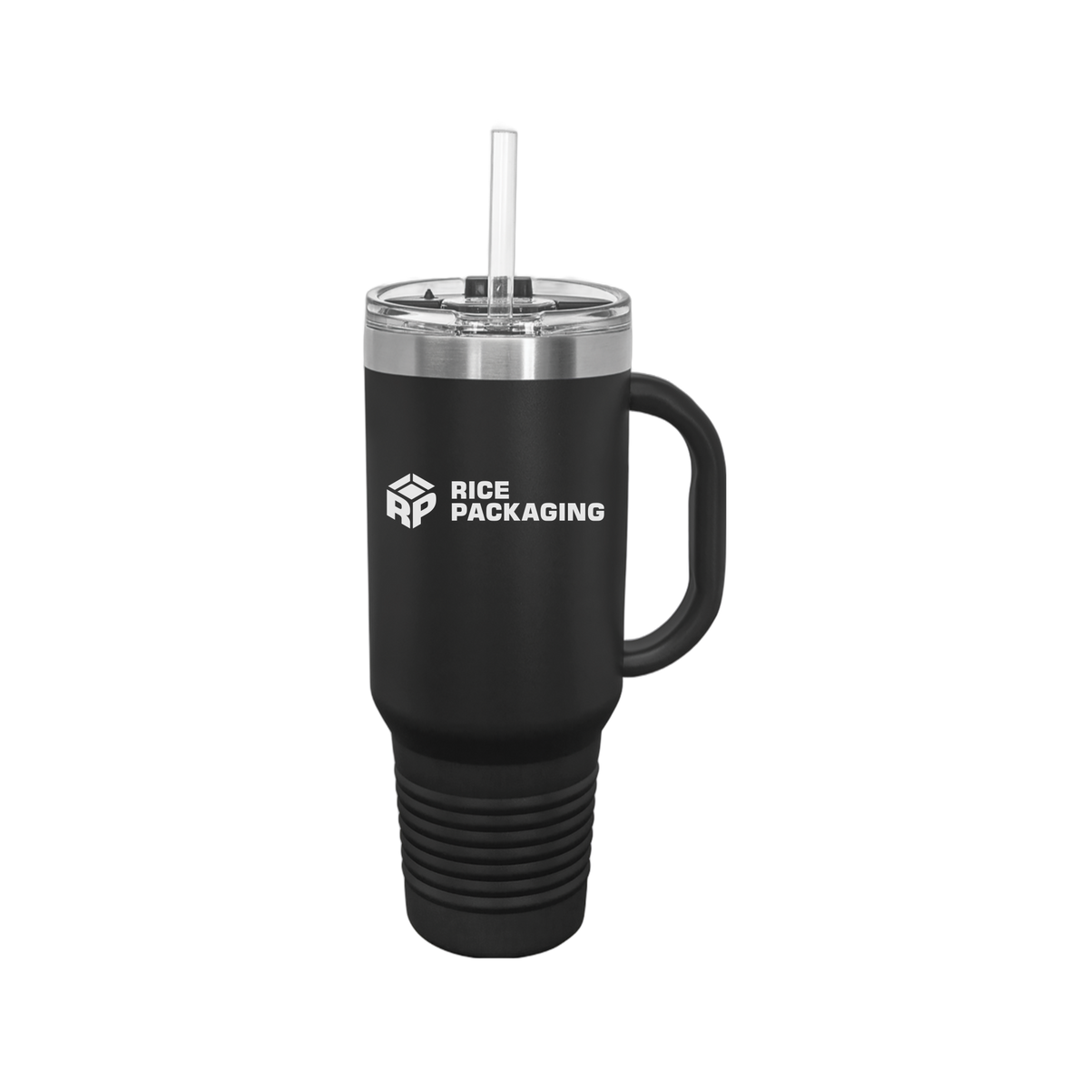 ricepackaging-travel-mug-40oz-uv-drinkwarefront-40ozTravelMug-black-flat-front