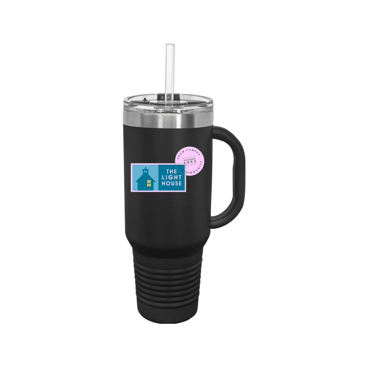 lhcampus-travel-mug-40oz-uv-drinkwarefront-40ozTravelMug-black-flat-front