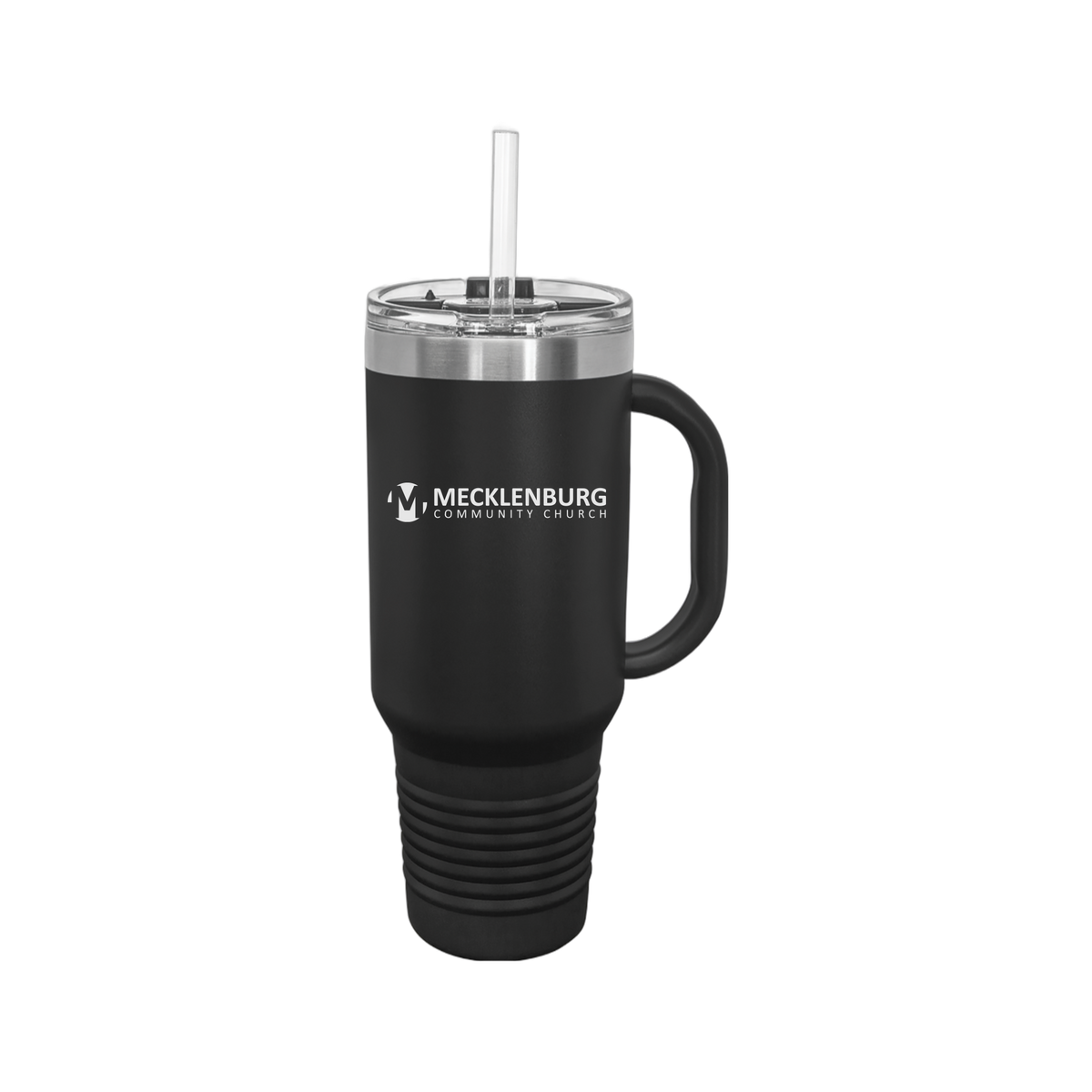 mecklenburg-travel-mug-40oz-uv-drinkwarefront-40ozTravelMug-black-flat-front