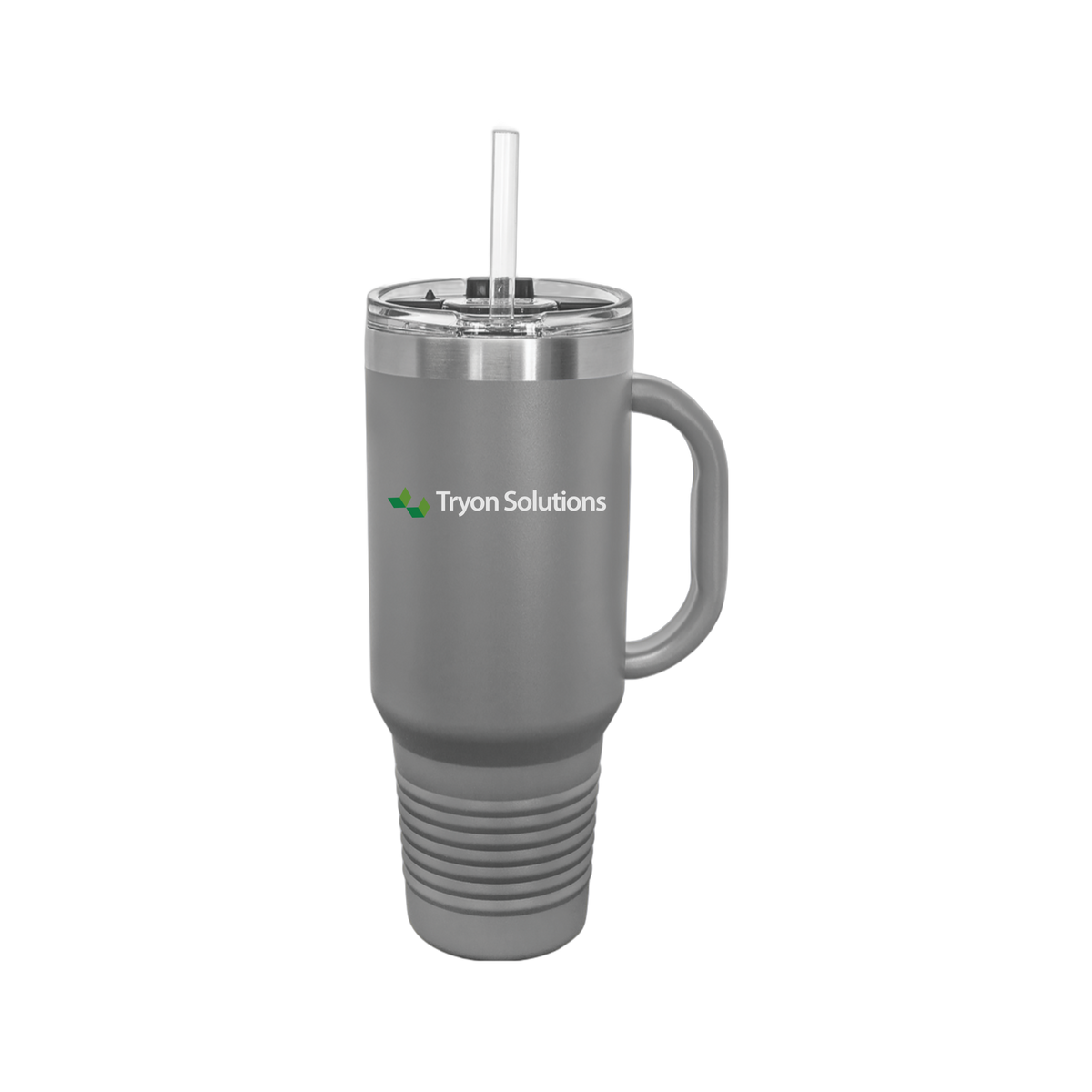 tryonsolutions-travel-mug-40oz-uv-drinkwarefront-40ozTravelMug-darkgray-flat-front