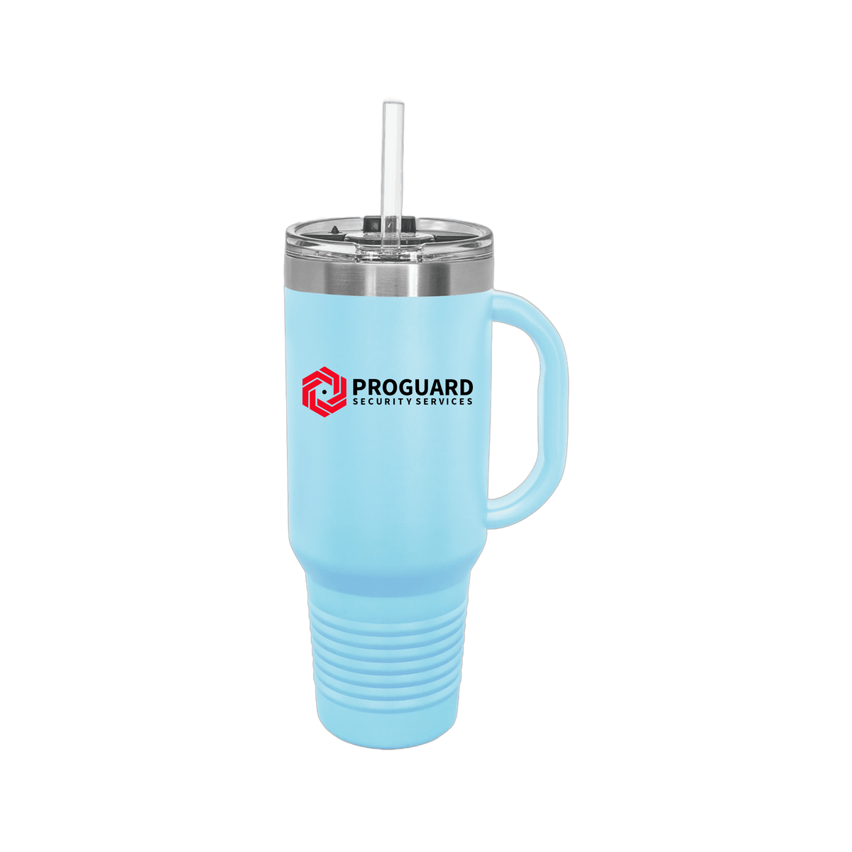 proguardsecurityservices-travel-mug-40oz-uv-drinkwarefront-40ozTravelMug-lightblue-flat-front