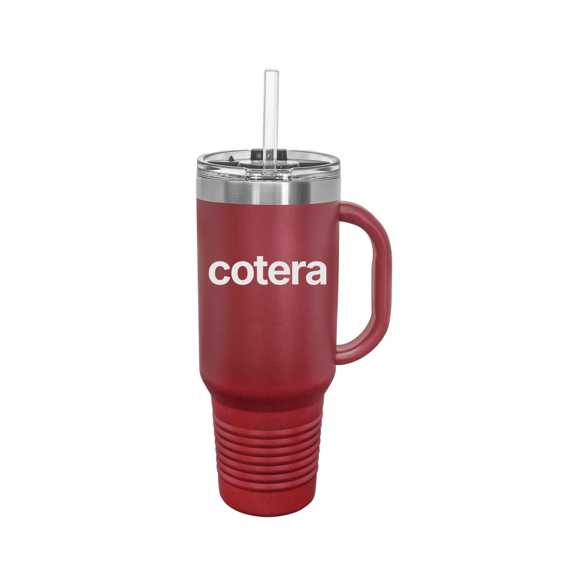 cotera-travel-mug-40oz-uv-drinkwarefront-40ozTravelMug-maroon-flat-front