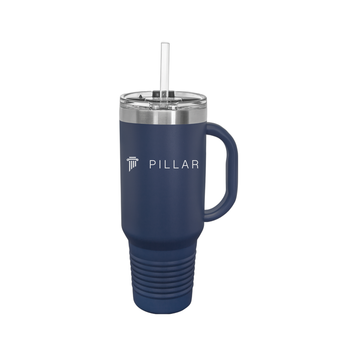 pillar-travel-mug-40oz-uv-drinkwarefront-40ozTravelMug-navyblue-flat-front