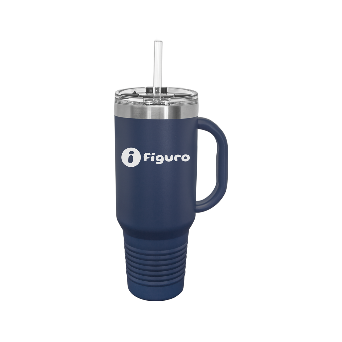 getfiguro-travel-mug-40oz-uv-drinkwarefront-40ozTravelMug-navyblue-flat-front