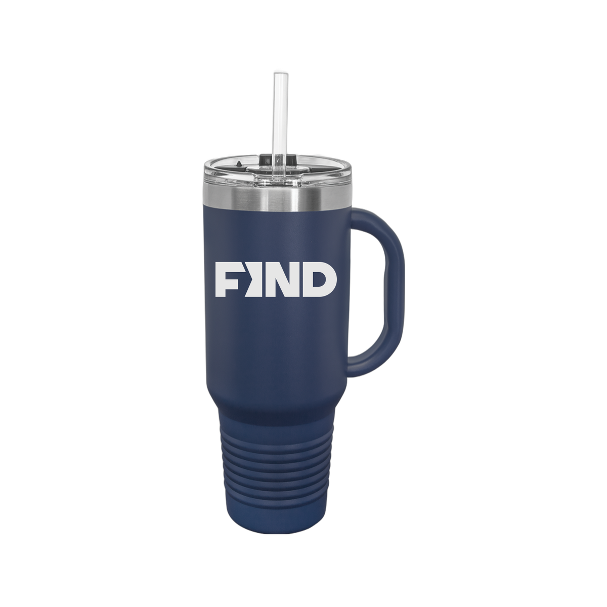 findrealestate-travel-mug-40oz-uv-drinkwarefront-40ozTravelMug-navyblue-flat-front
