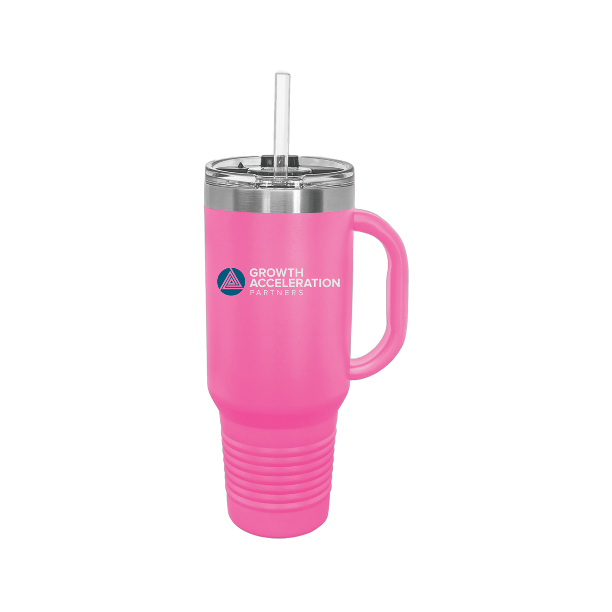 growthaccelerationpartners-travel-mug-40oz-uv-drinkwarefront-40ozTravelMug-pink-flat-front