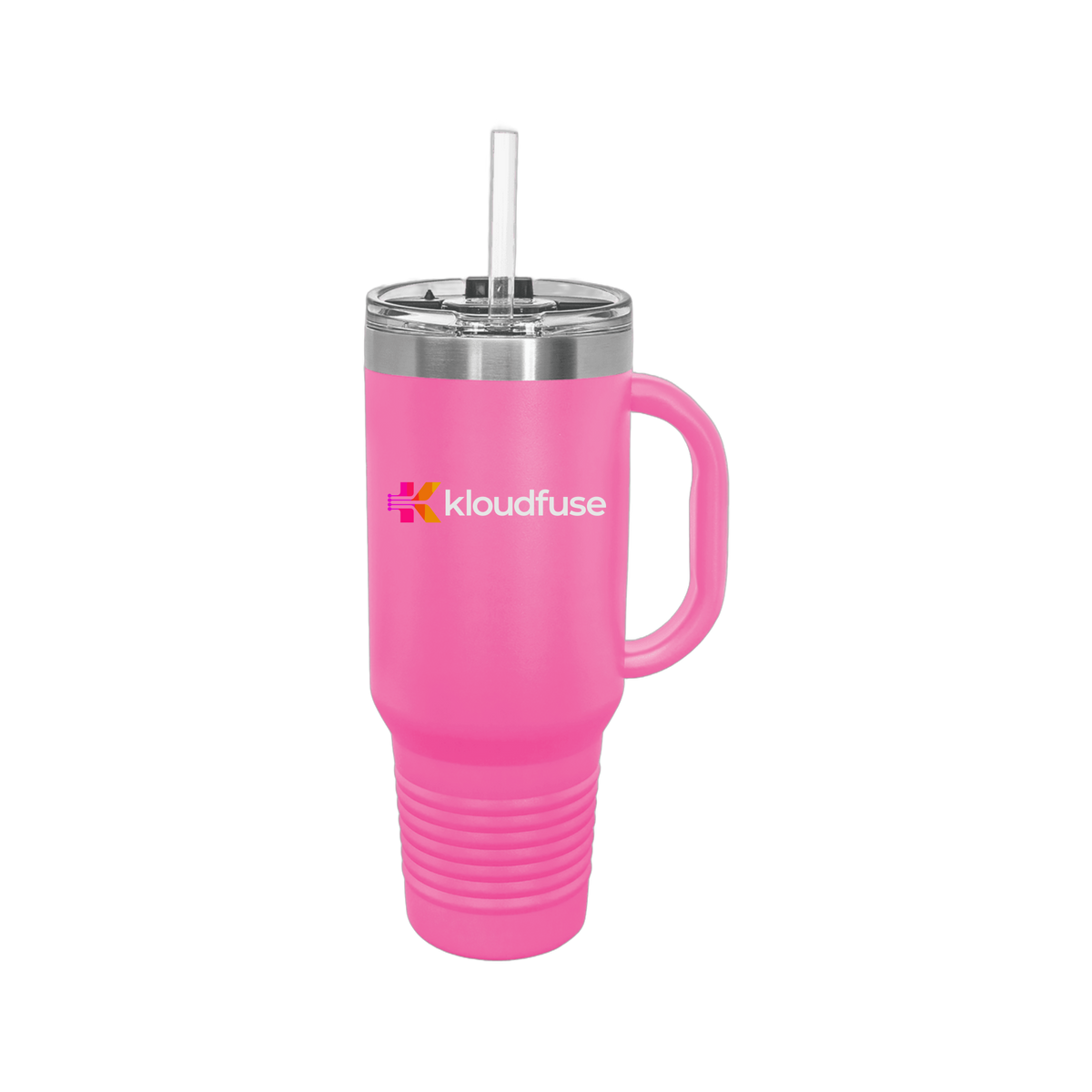 kloudfuse-travel-mug-40oz-uv-drinkwarefront-40ozTravelMug-pink-flat-front