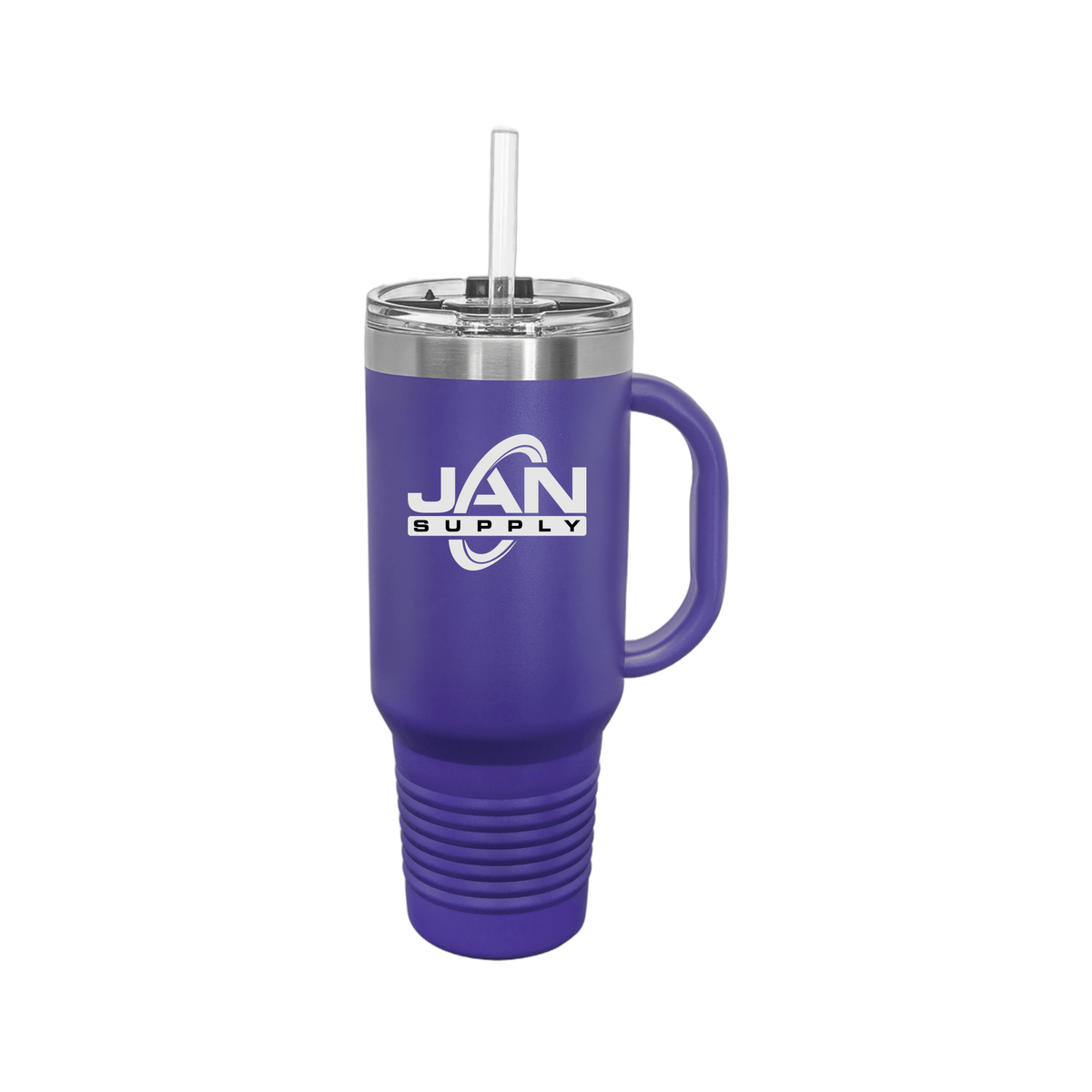 jan-pro-travel-mug-40oz-uv-drinkwarefront-40ozTravelMug-purple-flat-front