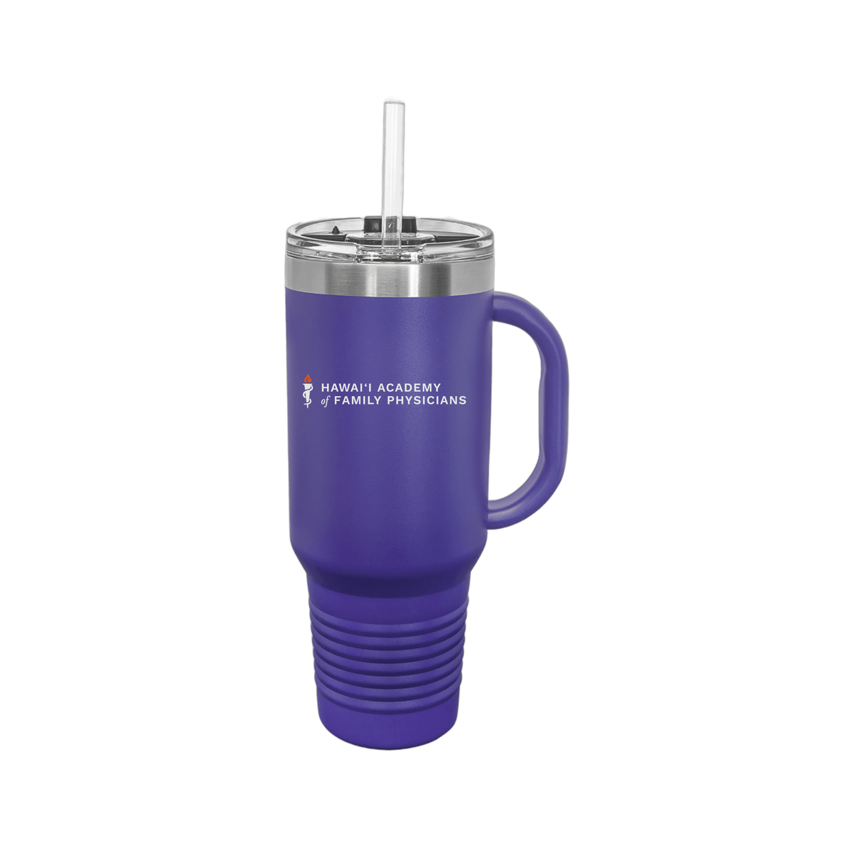 hafp-travel-mug-40oz-uv-drinkwarefront-40ozTravelMug-purple-flat-front