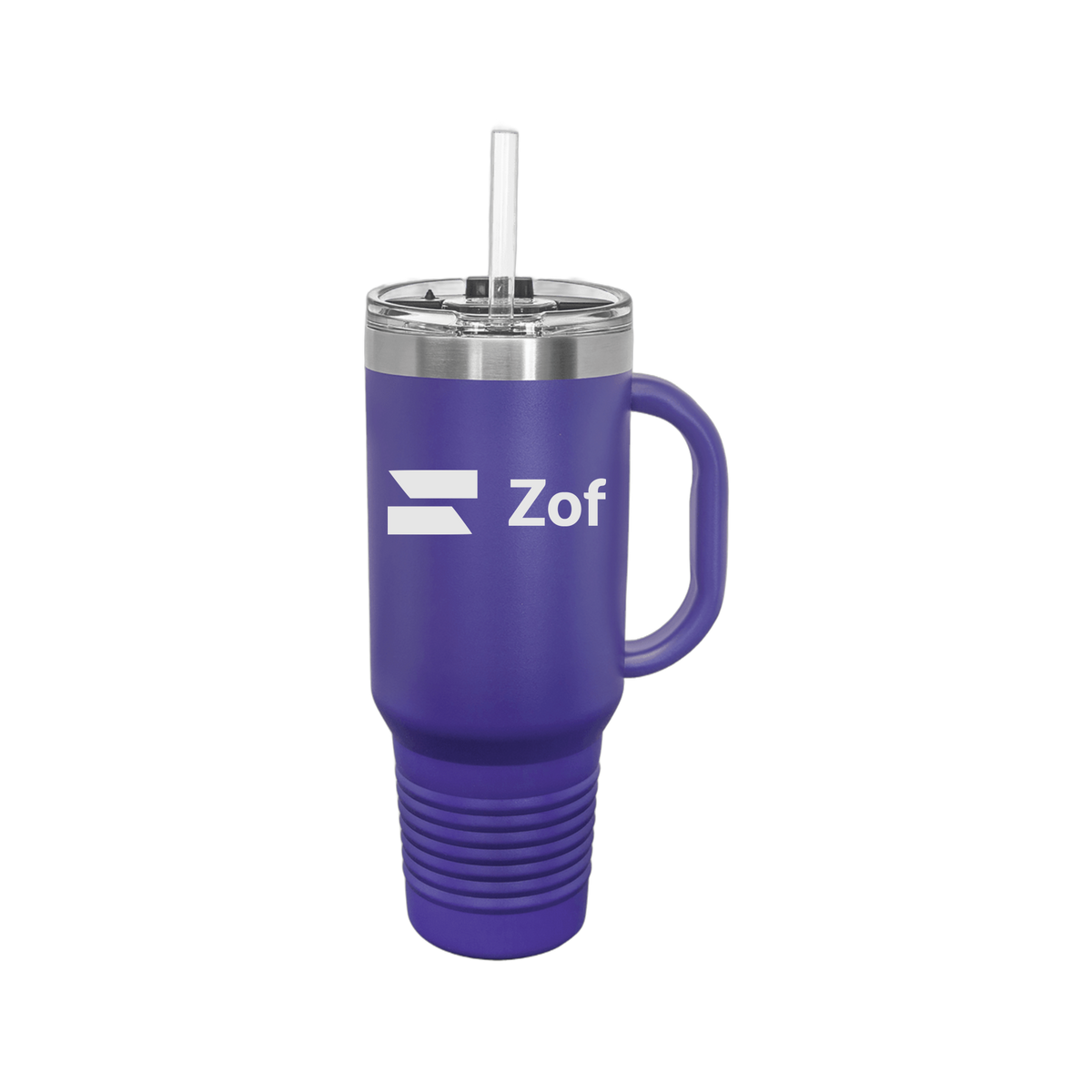 zof-travel-mug-40oz-uv-drinkwarefront-40ozTravelMug-purple-flat-front