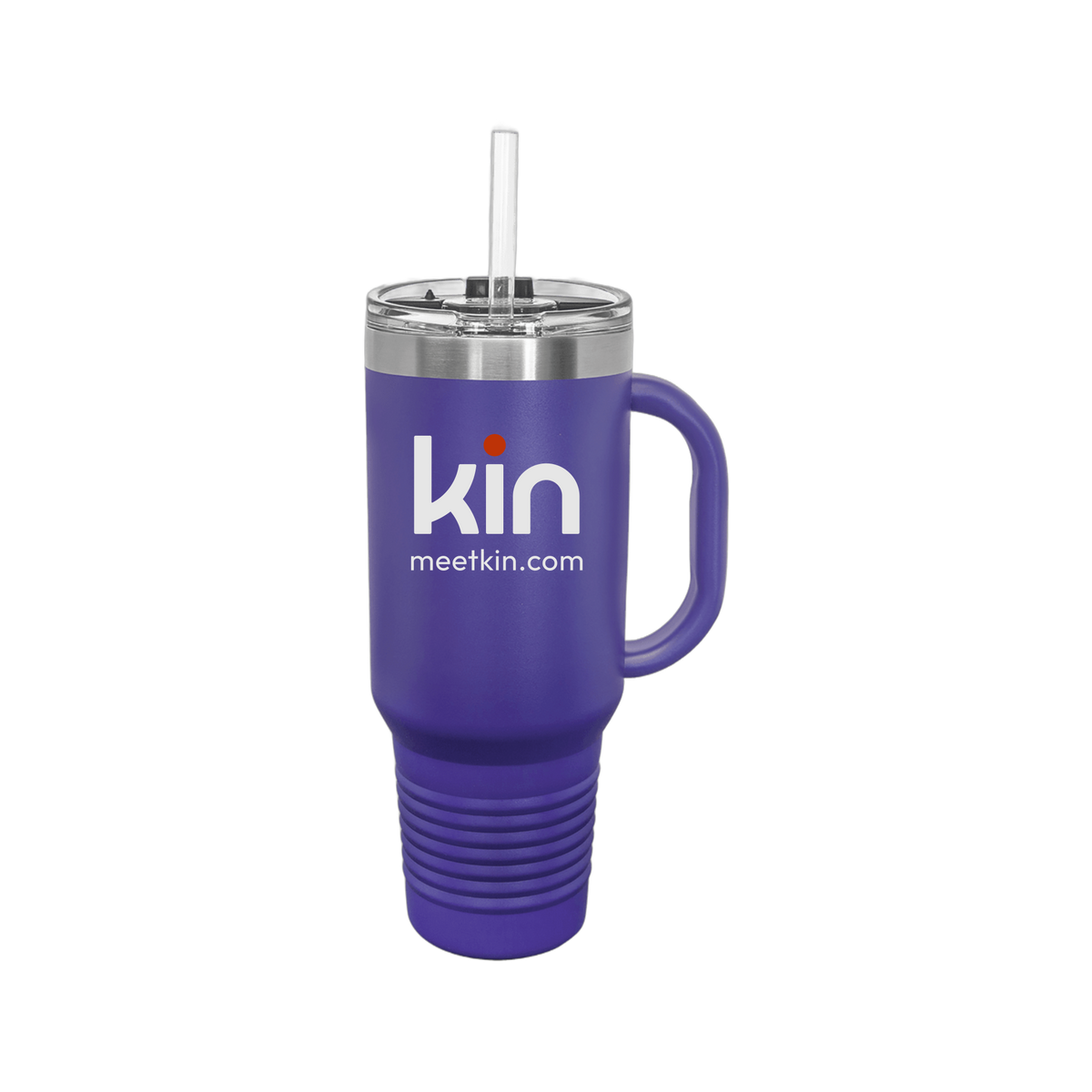 kin-travel-mug-40oz-uv-drinkwarefront-40ozTravelMug-purple-flat-front