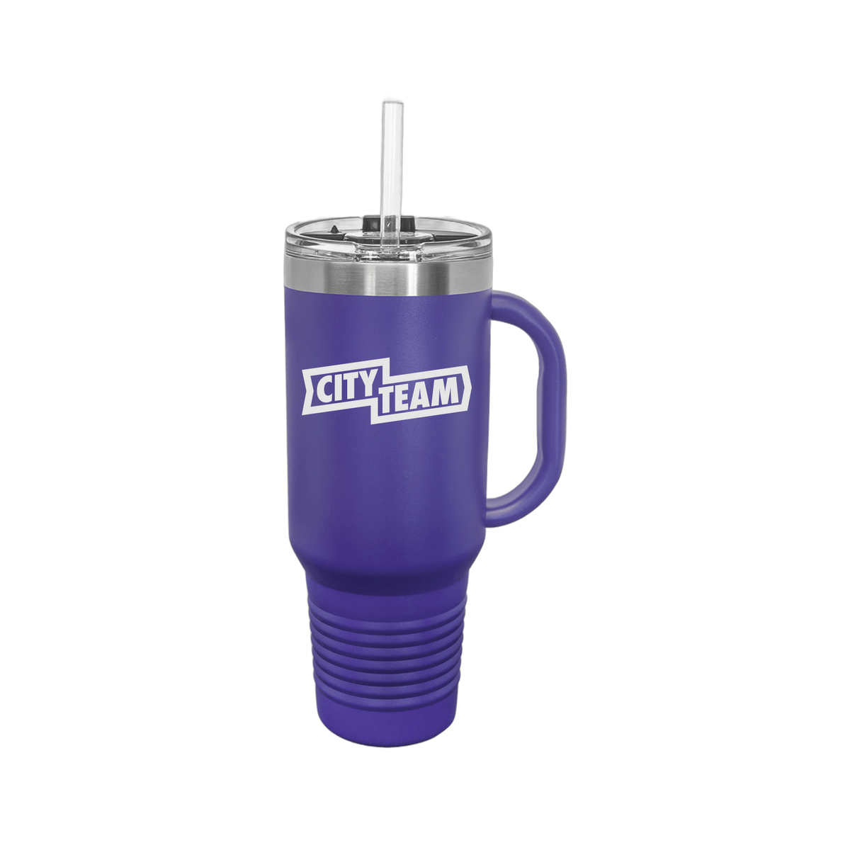 cityteam-travel-mug-40oz-uv-drinkwarefront-40ozTravelMug-purple-flat-front