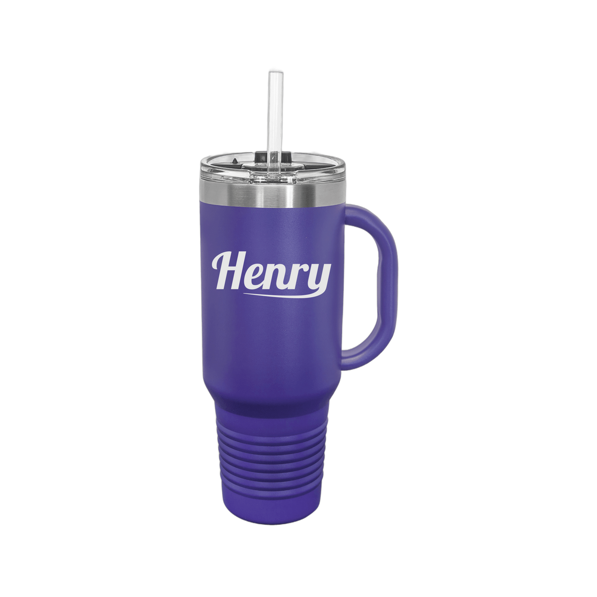 henrymeds-travel-mug-40oz-uv-drinkwarefront-40ozTravelMug-purple-flat-front