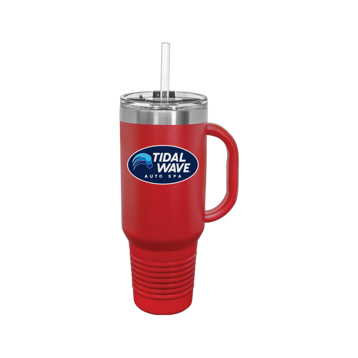 tidalwaveautospa-travel-mug-40oz-uv-drinkwarefront-40ozTravelMug-red-flat-front
